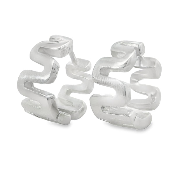 Arete Zig Zag de Plata