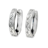 Arete Ovalo Bali de Plata Lisa