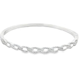 Brazalete de Circonia Trenzado