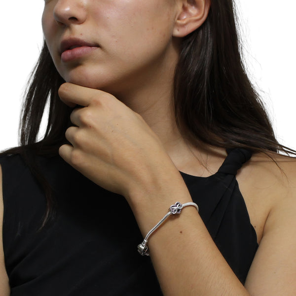 Charm Corazón con Infinito