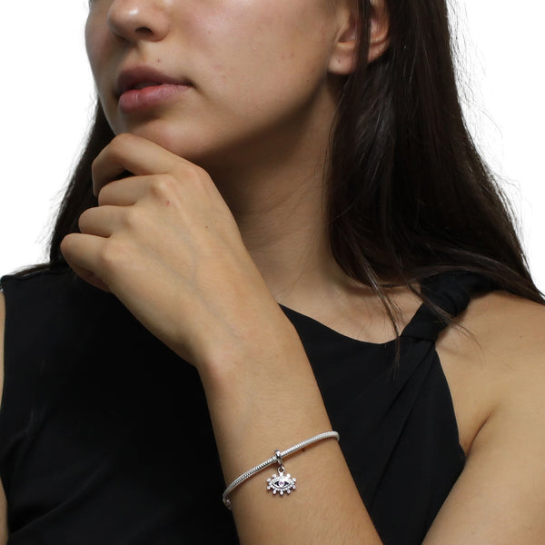 Charm Ojo con Circonias