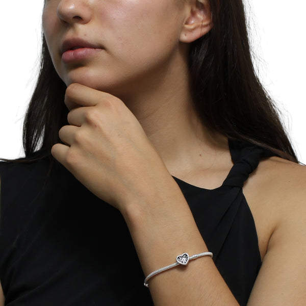 Charm Corazón con Circonias