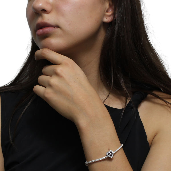 Charm "MOM" con Circonias