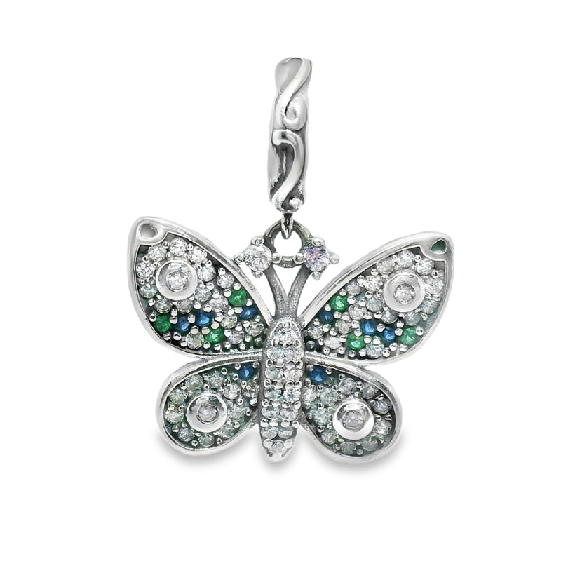 Charm Mariposa con Circonias