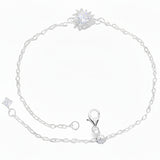Pulsera con Corazon de Circonias de Plata