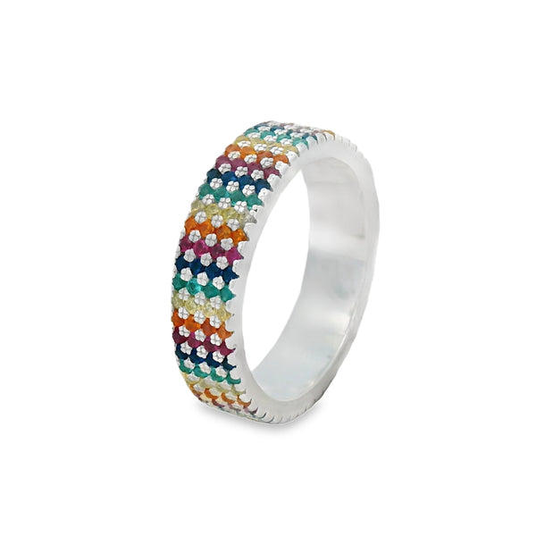 Argolla de Circonia Arcoiris #6