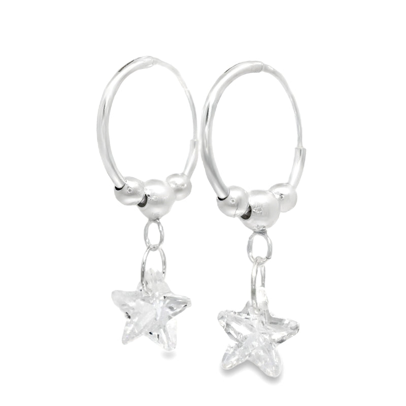 Arracada de Estrella Rojo