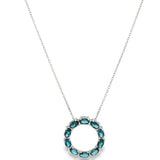 Collar Margarita De London Blue Topaz London Blue Topaz