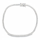 Pulsera Tenis Circonia Con Destello Infinito