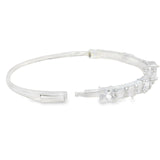 Brazalete de Circonias con Rectángulo de Color Azul