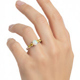 Anillo Citrina Con Ópalo Citrina Con Ópalo / 6