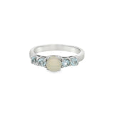 Anillo Topaz Azul Con Ópalo Topaz Azul Con Ópalo / 6