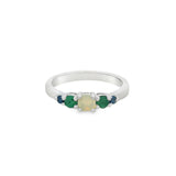 Anillo Esmeralda Con Ópalo Esmeralda Con Ópalo / 6