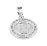 Medalla de la Virgen de Guadalupe con Circonia