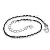 Pulsera de Tenis Negra