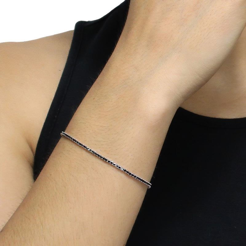 Pulsera de Tenis Negra