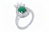 Anillo De Plata Con Piedras Preciosas