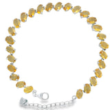 Pulsera de Piedra Natural Ovalos Amatista