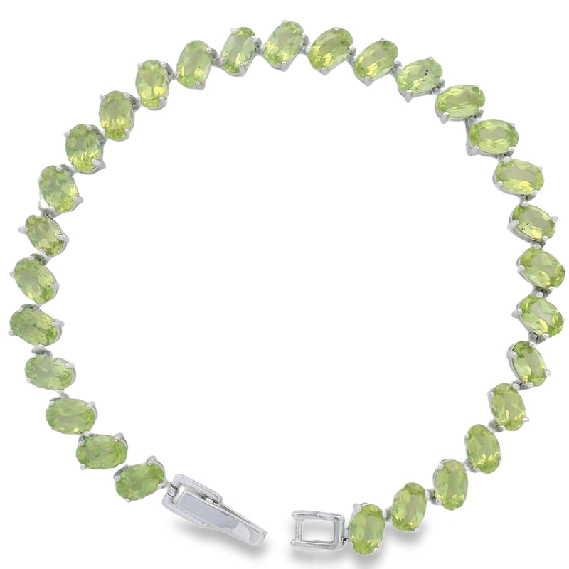 Pulsera de Piedra Natural Ovalos Amatista