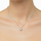 Collar Mandala De Corazón Trenzado