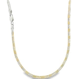 Cadena Tipo Gargantilla De Plata Dorado