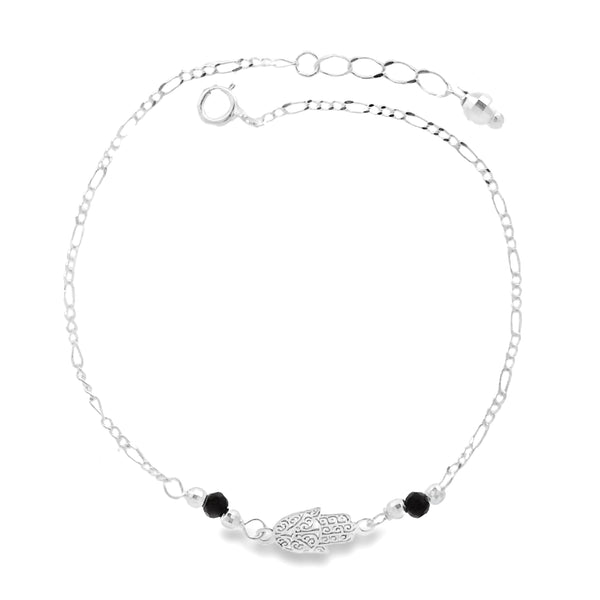 Pulsera con Mano de Fátima de Plata
