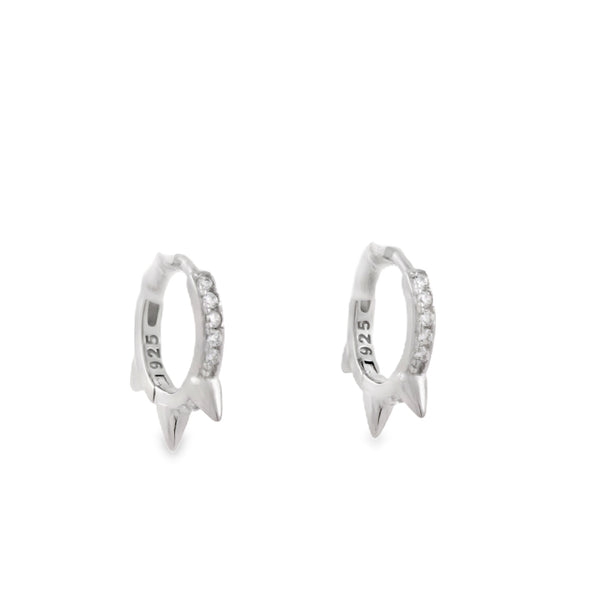 Arracada Mini de Circonia con Picos