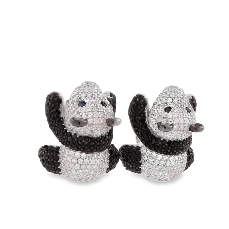 Arracada Panda de Circonia