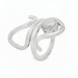 Anillo De Plata Con Perla