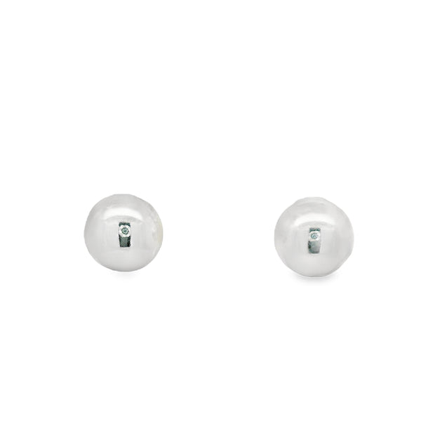 Aretes de Bola Plata
