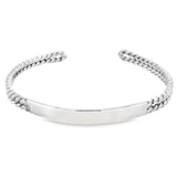 Brazalete de Plata Trenzado
