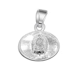 Medalla Virgen De Guadalupe De Plata