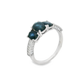 Anillo Piedra Natural con Circonias