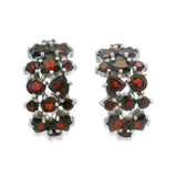 Arracada De Piedras Preciosas Granate