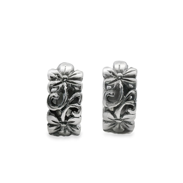 Arracada de Flores de Plata
