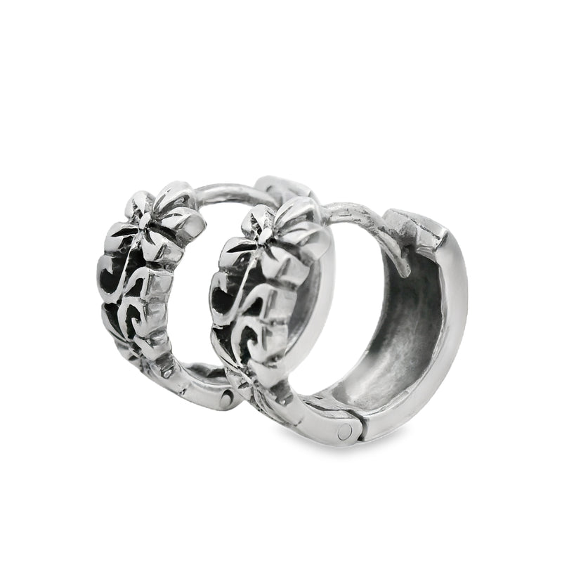 Arracada de Flores de Plata