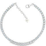 Pulsera Tipo Tenis De Circonia Brillante