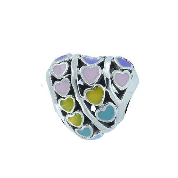 Charm Corazón Multicolor