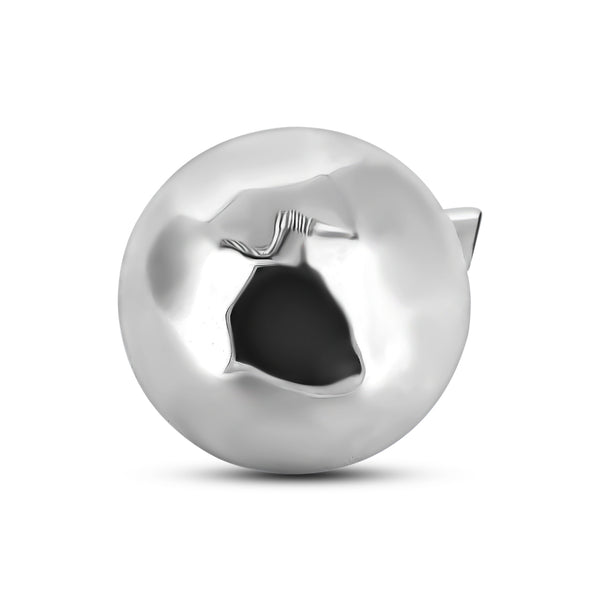Llamador De Ángel De Plata Liso #22