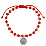 Pulsera de San Benito con Cuencas de Plata Negro