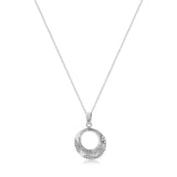 Collar De Plata Con Circonia 55 cm