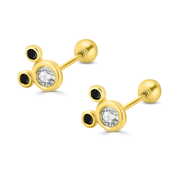 Arete Oro Ratoncito