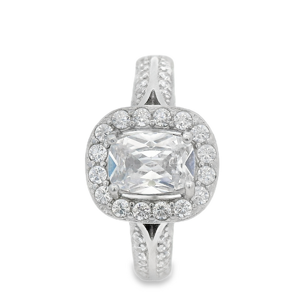 Anillo Solitario de Circonia 6