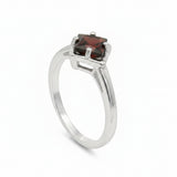 Anillo Piedra Natural Granate 8