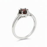 Anillo Piedra Natural Granate