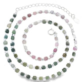 Collar de Plata con Piedra Turmalina