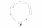 Tobillera de Plata de Colibri