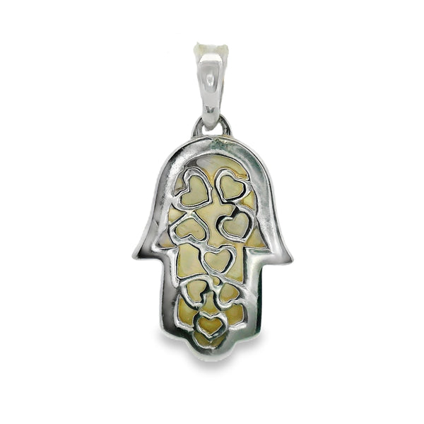 Dije Mano de Fatima con Corazón