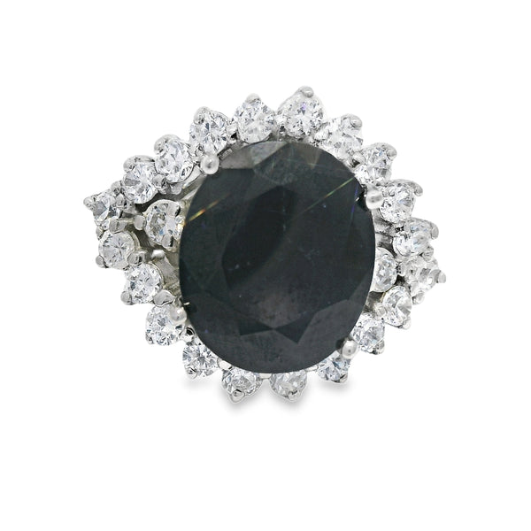 Anillo De Plata Con Circonia