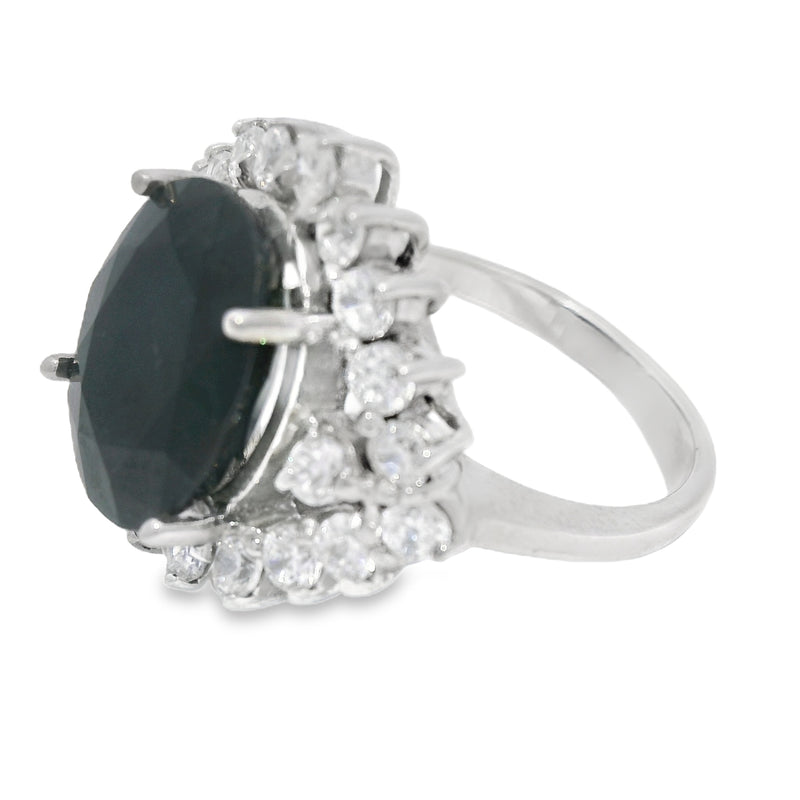 Anillo De Plata Con Circonia